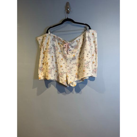 Disney Orange Bird Citrus Print Lounge Pajama Shorts Plus Size 3X - Picture 2 of 6